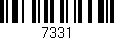Código de barras (EAN, GTIN, SKU, ISBN): '7331'