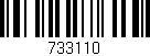 Código de barras (EAN, GTIN, SKU, ISBN): '733110'