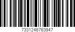 Código de barras (EAN, GTIN, SKU, ISBN): '7331248783947'