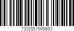 Código de barras (EAN, GTIN, SKU, ISBN): '7332551585693'