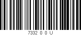 Código de barras (EAN, GTIN, SKU, ISBN): '7332_0_0_U'