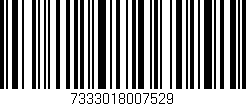 Código de barras (EAN, GTIN, SKU, ISBN): '7333018007529'