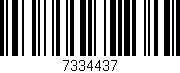 Código de barras (EAN, GTIN, SKU, ISBN): '7334437'