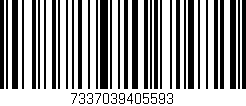 Código de barras (EAN, GTIN, SKU, ISBN): '7337039405593'