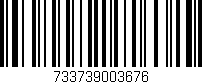 Código de barras (EAN, GTIN, SKU, ISBN): '733739003676'