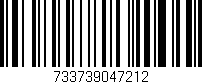 Código de barras (EAN, GTIN, SKU, ISBN): '733739047212'