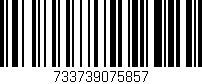 Código de barras (EAN, GTIN, SKU, ISBN): '733739075857'