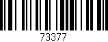 Código de barras (EAN, GTIN, SKU, ISBN): '73377'