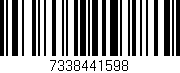 Código de barras (EAN, GTIN, SKU, ISBN): '7338441598'