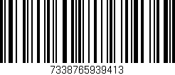 Código de barras (EAN, GTIN, SKU, ISBN): '7338765939413'