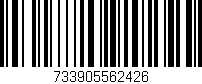 Código de barras (EAN, GTIN, SKU, ISBN): '733905562426'