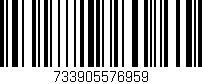 Código de barras (EAN, GTIN, SKU, ISBN): '733905576959'