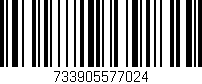 Código de barras (EAN, GTIN, SKU, ISBN): '733905577024'