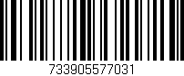 Código de barras (EAN, GTIN, SKU, ISBN): '733905577031'