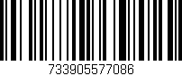 Código de barras (EAN, GTIN, SKU, ISBN): '733905577086'