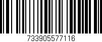 Código de barras (EAN, GTIN, SKU, ISBN): '733905577116'