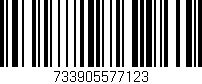 Código de barras (EAN, GTIN, SKU, ISBN): '733905577123'
