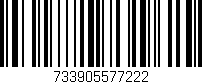 Código de barras (EAN, GTIN, SKU, ISBN): '733905577222'