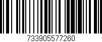 Código de barras (EAN, GTIN, SKU, ISBN): '733905577260'