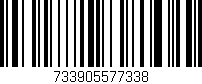 Código de barras (EAN, GTIN, SKU, ISBN): '733905577338'