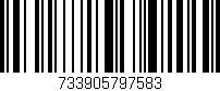 Código de barras (EAN, GTIN, SKU, ISBN): '733905797583'