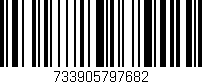 Código de barras (EAN, GTIN, SKU, ISBN): '733905797682'