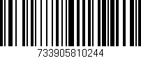 Código de barras (EAN, GTIN, SKU, ISBN): '733905810244'