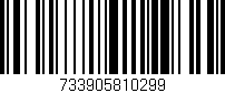 Código de barras (EAN, GTIN, SKU, ISBN): '733905810299'
