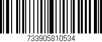 Código de barras (EAN, GTIN, SKU, ISBN): '733905810534'