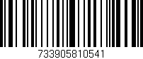 Código de barras (EAN, GTIN, SKU, ISBN): '733905810541'