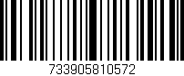 Código de barras (EAN, GTIN, SKU, ISBN): '733905810572'