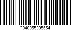 Código de barras (EAN, GTIN, SKU, ISBN): '7340055005654'