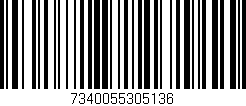 Código de barras (EAN, GTIN, SKU, ISBN): '7340055305136'