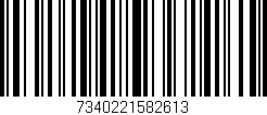 Código de barras (EAN, GTIN, SKU, ISBN): '7340221582613'