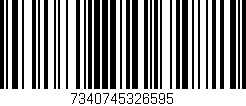 Código de barras (EAN, GTIN, SKU, ISBN): '7340745326595'