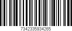 Código de barras (EAN, GTIN, SKU, ISBN): '7342335934265'