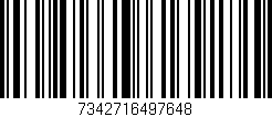 Código de barras (EAN, GTIN, SKU, ISBN): '7342716497648'