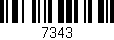 Código de barras (EAN, GTIN, SKU, ISBN): '7343'