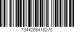 Código de barras (EAN, GTIN, SKU, ISBN): '7344288416270'