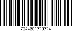 Código de barras (EAN, GTIN, SKU, ISBN): '7344681779774'