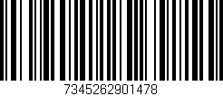 Código de barras (EAN, GTIN, SKU, ISBN): '7345262901478'