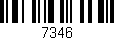 Código de barras (EAN, GTIN, SKU, ISBN): '7346'
