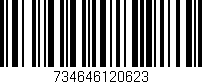 Código de barras (EAN, GTIN, SKU, ISBN): '734646120623'