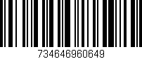 Código de barras (EAN, GTIN, SKU, ISBN): '734646960649'