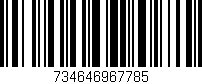 Código de barras (EAN, GTIN, SKU, ISBN): '734646967785'