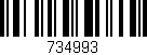 Código de barras (EAN, GTIN, SKU, ISBN): '734993'