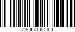 Código de barras (EAN, GTIN, SKU, ISBN): '7350041084303'