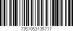 Código de barras (EAN, GTIN, SKU, ISBN): '7351053135717'