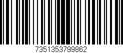 Código de barras (EAN, GTIN, SKU, ISBN): '7351353799862'
