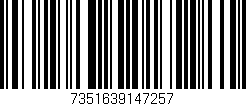 Código de barras (EAN, GTIN, SKU, ISBN): '7351639147257'